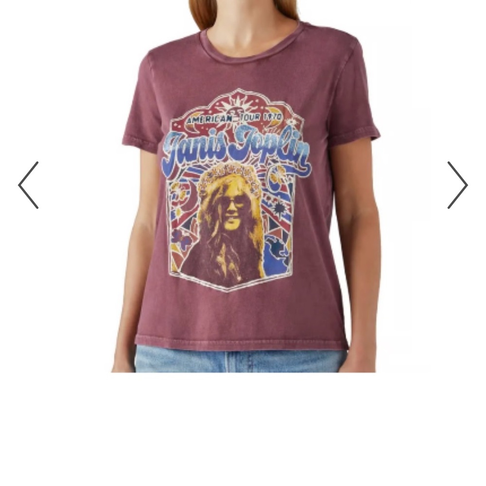 Lucky Brand Janis Joplin Women's T-Shirt - Purple